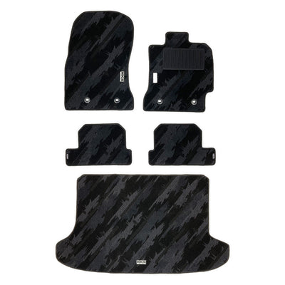 HKS FLOOR AND LUGGAGE MATS OCT RHD SET OF 5 FOR TOYOTA 86 ZN6 53001-AT040