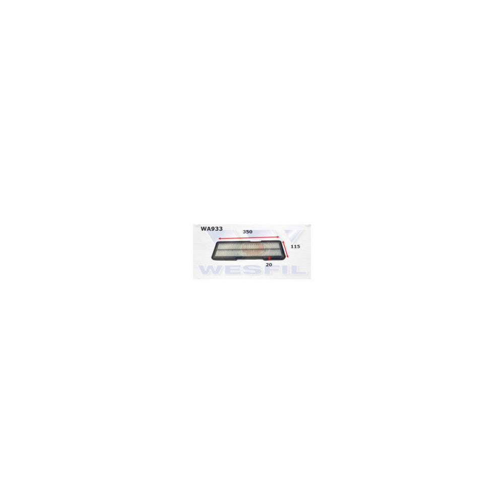 Wesfil AIR FILTER A1381 DAIHATSU - WA933