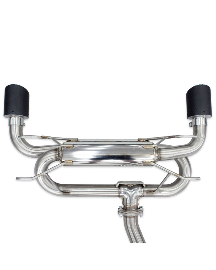 Invidia R400 70mm Cat Back Exhaust - Rolled Polished Stainless Tips Subaru BRZ & Toyota 86 12-21, 22+