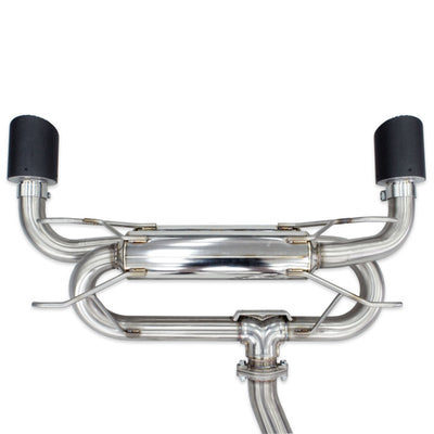 Invidia R400 70mm Cat Back Exhaust - Rolled Polished Stainless Tips Subaru BRZ & Toyota 86 12-21, 22+