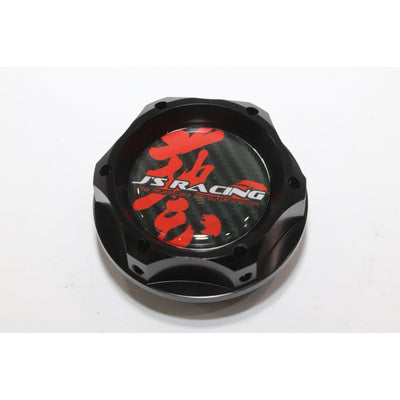 J'S RACING OIL FILLER CAP - BLACK M32 X P3.5