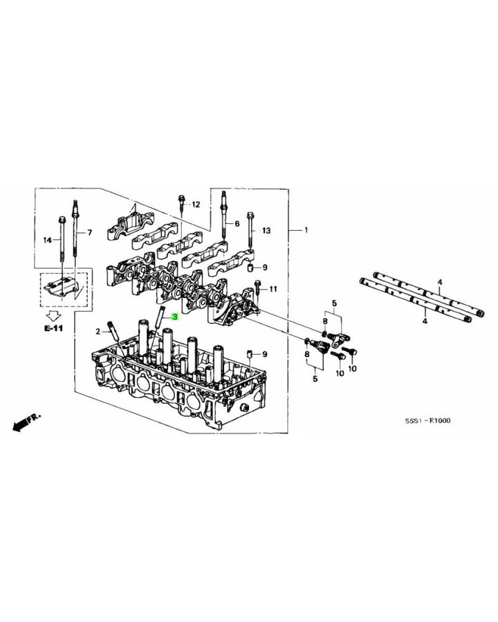 HONDA OEM Exhaust valve