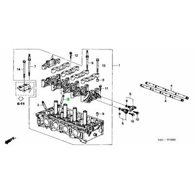 HONDA OEM Exhaust valve
