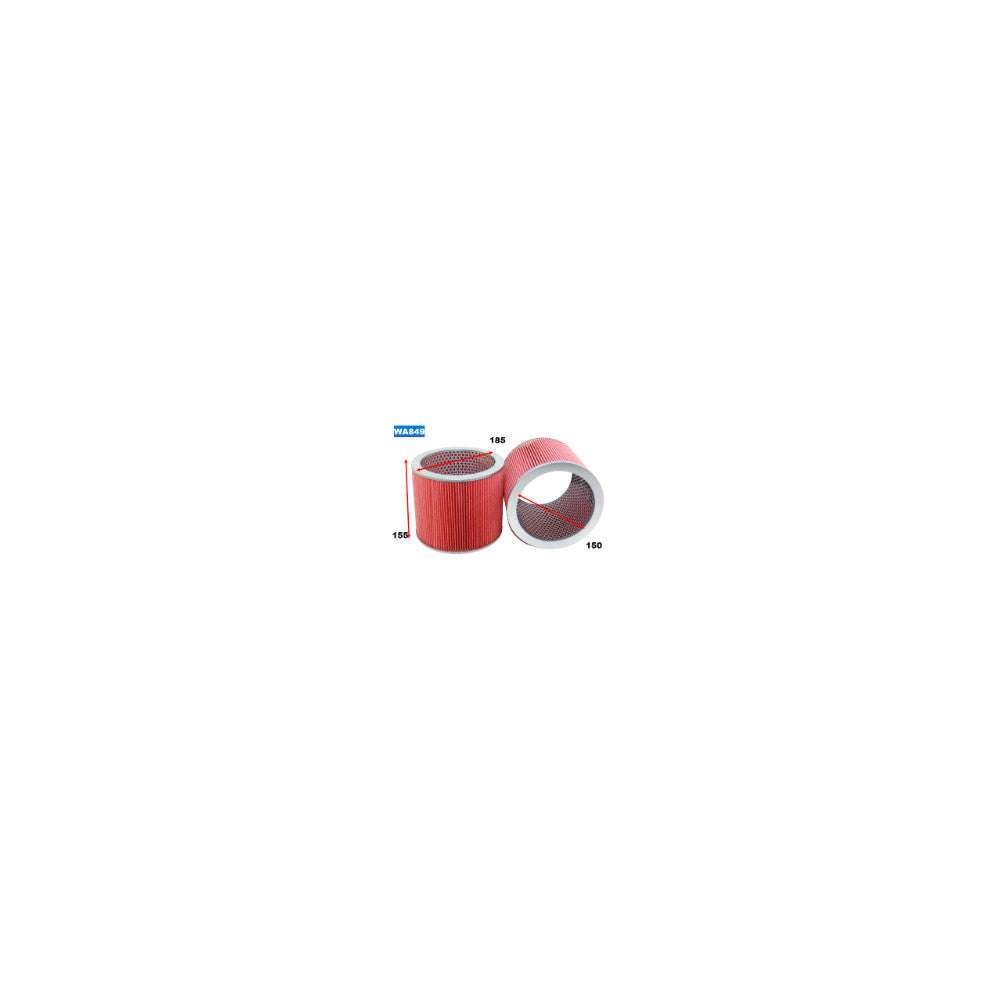Wesfil AIR FILTER A1207 FORD/MAZDA - WA849