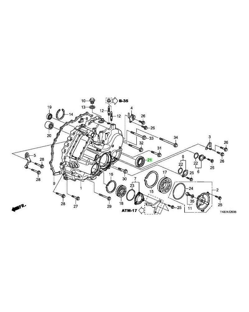 HONDA OEM OIL SEAL 42 X 58 X 12.5