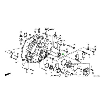 HONDA OEM OIL SEAL 42 X 58 X 12.5