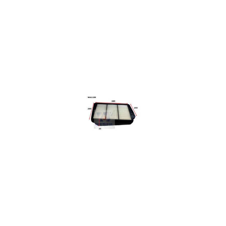 Wesfil AIR FILTER A1517 DAEWOO/HOLDEN - WA1180