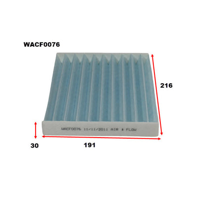 Wesfil CABIN FILTER TOYOTAWACF0076