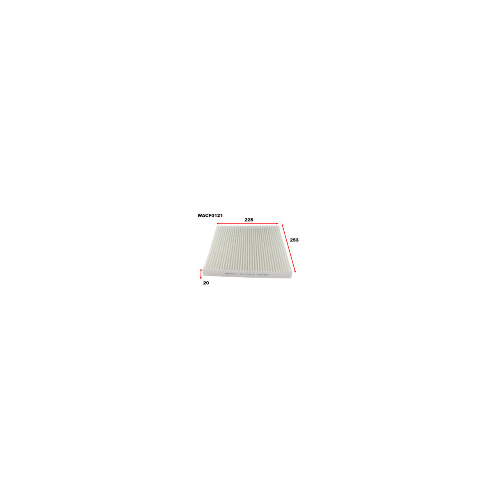 Wesfil CABIN FILTER RCA201P HYUNDAIWACF0121