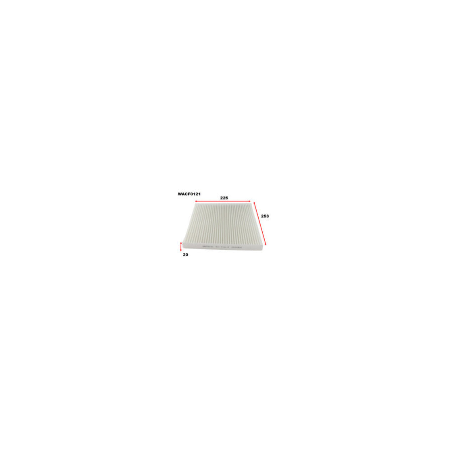 Wesfil CABIN FILTER RCA201P HYUNDAIWACF0121