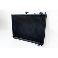 CSF Racing 2-Row 42mm Race Spec Aluminium Radiator - Black for Nissan Skyline R34 GT-T/GT-R (RB25/RB26)