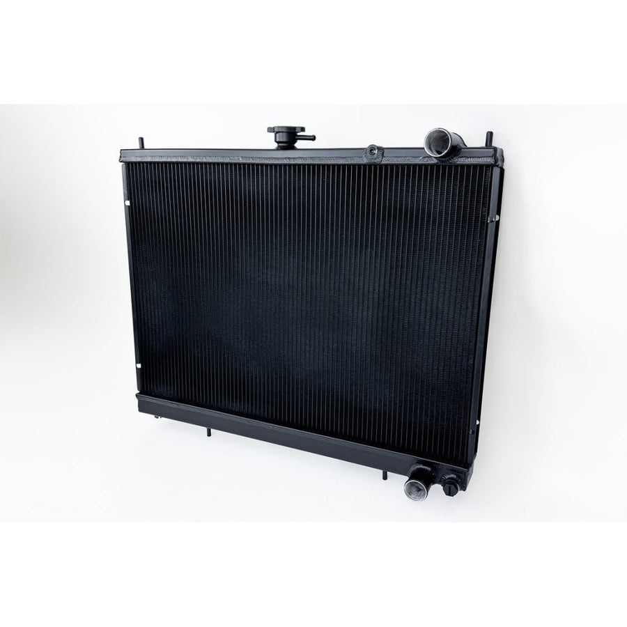CSF Racing 2-Row 42mm Race Spec Aluminium Radiator - Black for Nissan Skyline R34 GT-T/GT-R (RB25/RB26)