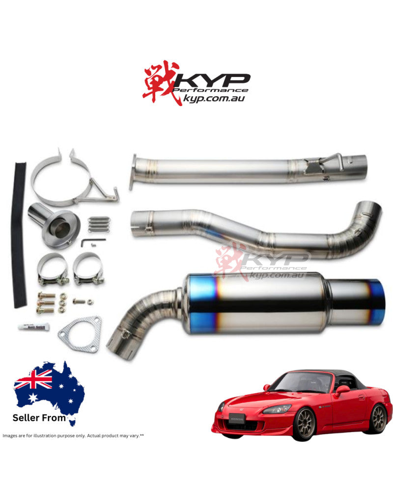 RSE FULL TITANIUM MUFFLER EXHAUST FOR HONDA S2000 F20C F22C RB6090-HN04A