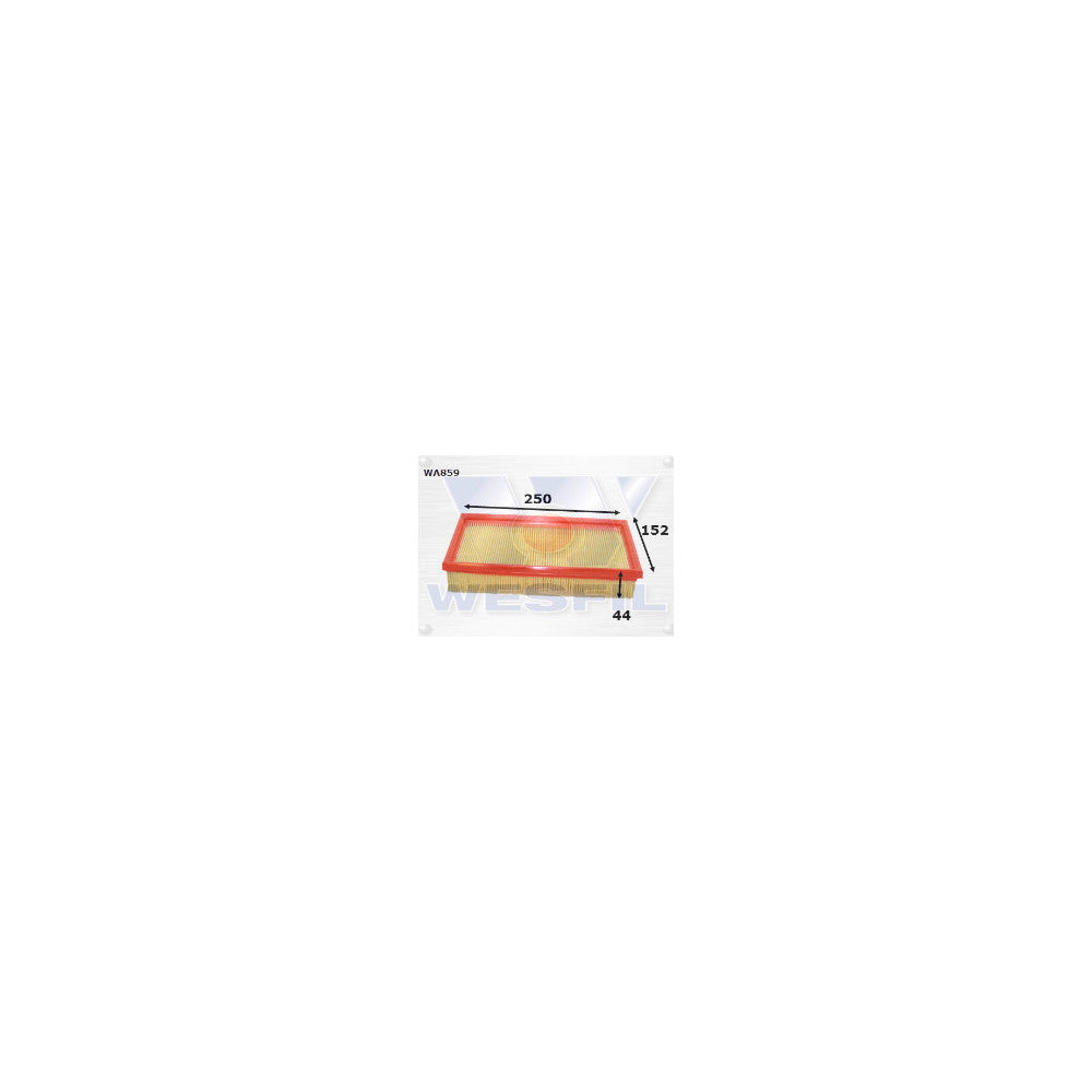 Wesfil AIR FILTER HYUNDAI - WA859