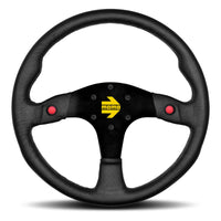 MOMO MOD.80 Black Leather Steering Wheel 350mm - VR8035PLNEW