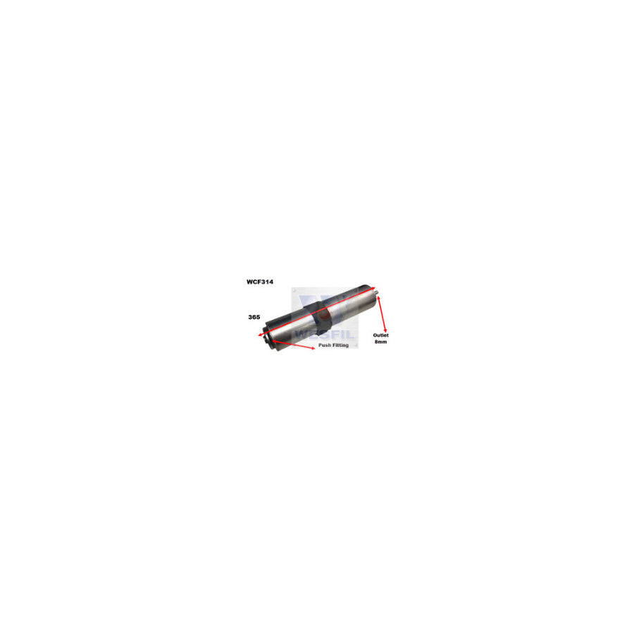 Wesfil DIESEL FUEL FILTER Z947 BMW/MINI - WCF314