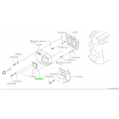 NISSAN OEM GROMMET COLLAR - 13568-05U00