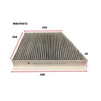 Wesfil CABIN FILTER RCA136C MERCEDESWACF0072