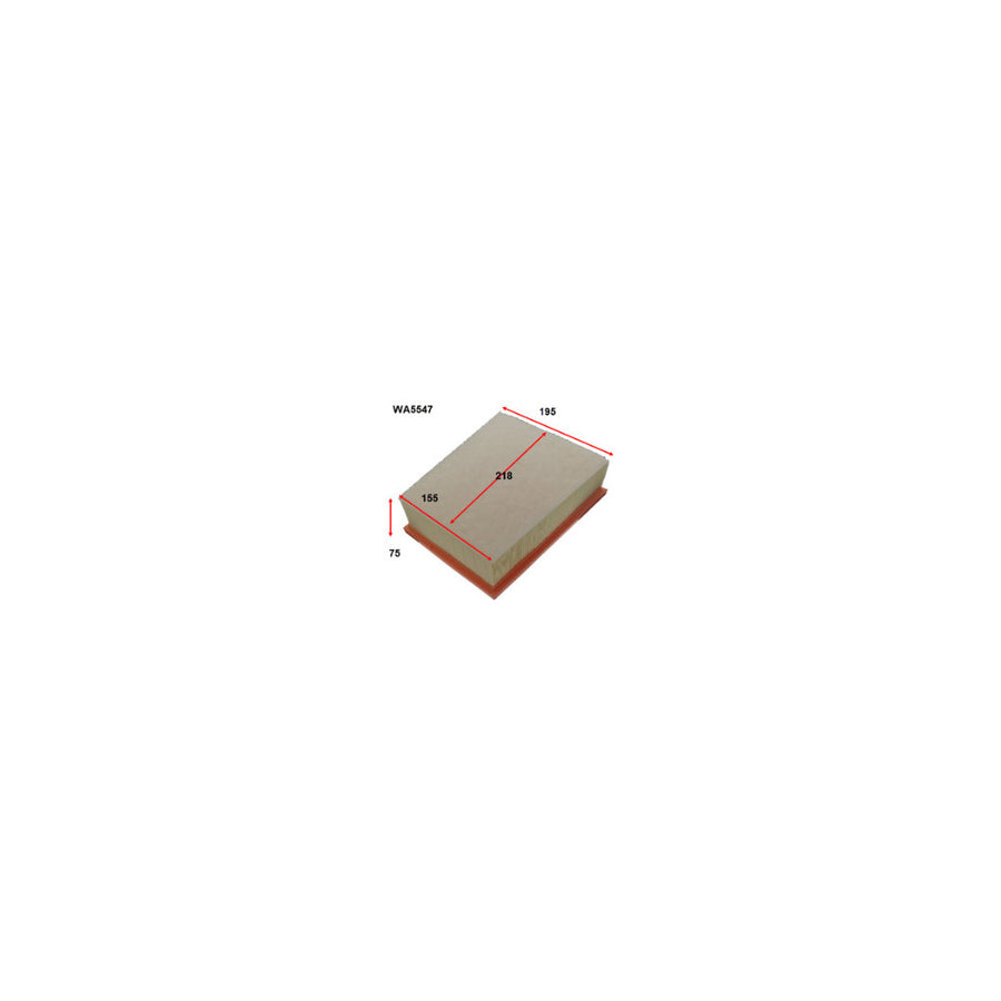 Wesfil AIR FILTER RENAULT - WA5547