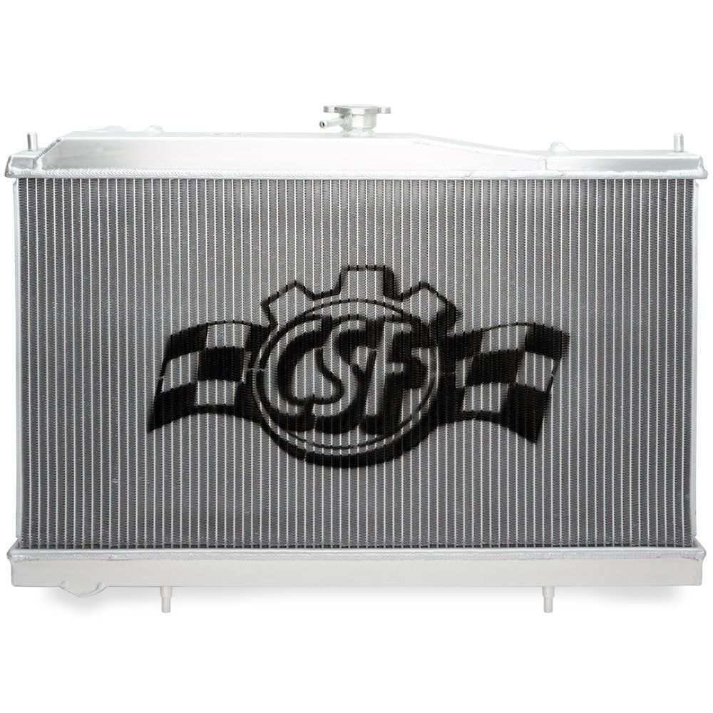 CSF Racing 2-Row 42mm Race Spec Aluminium Radiator - Raw for Nissan Skyline R33 GTS/GT-R (RB25/RB26)