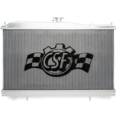 CSF Racing 2-Row 42mm Race Spec Aluminium Radiator - Raw for Nissan Skyline R33 GTS/GT-R (RB25/RB26)