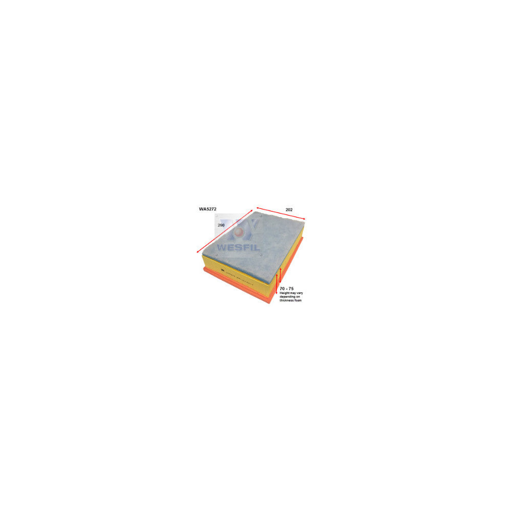Wesfil AIR FILTER A1773 RENAULT - WA5272