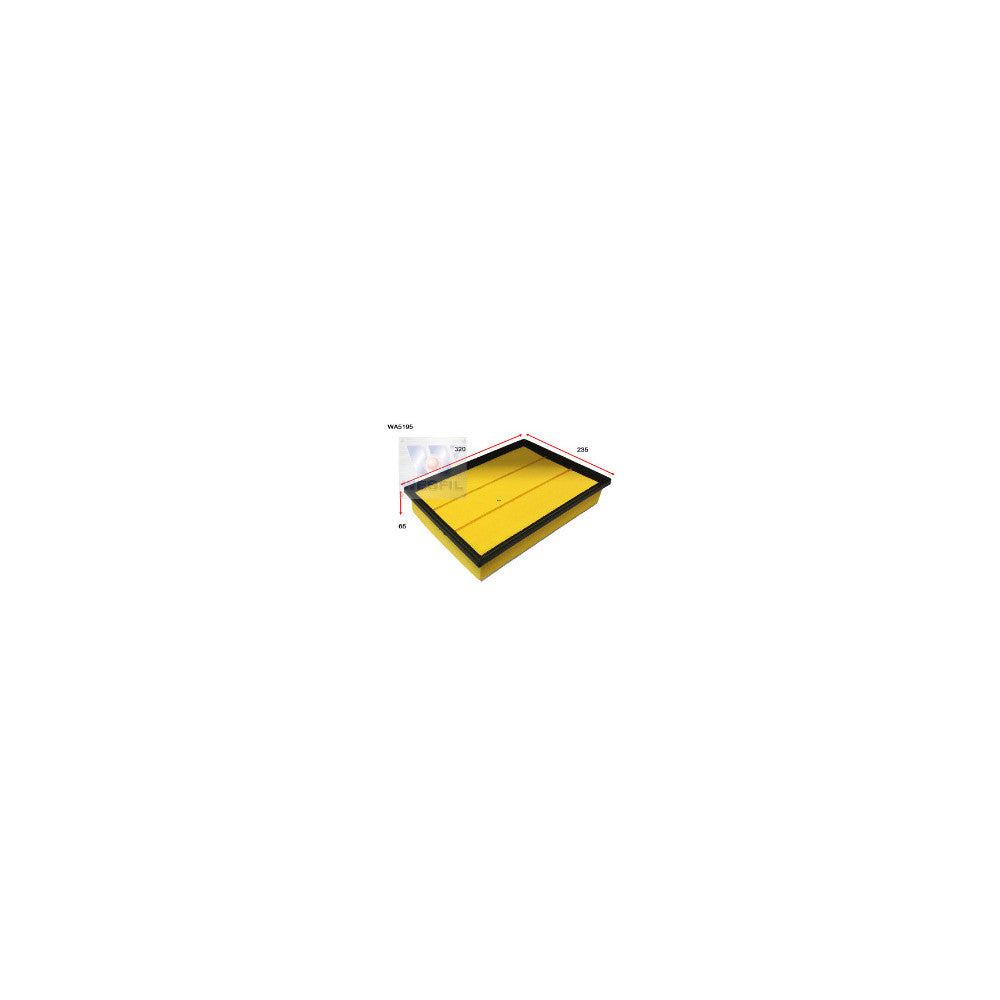 Wesfil WA5195 - AIR FILTER A1812 TOYOTA - WA5195