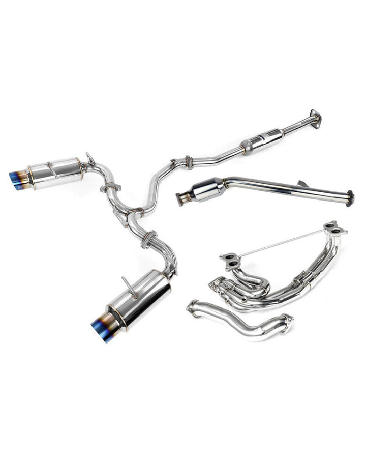 Invidia N1 Engine Back Exhaust w/PSR Unequal Headers Subaru BRZ & Toyota 86 12-21, 22+ (6MT)