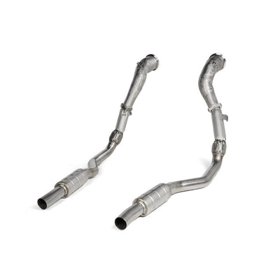 Akrapovic Downpipe / Link Pipe Set (SS) for Audi C8 RS6 / RS7