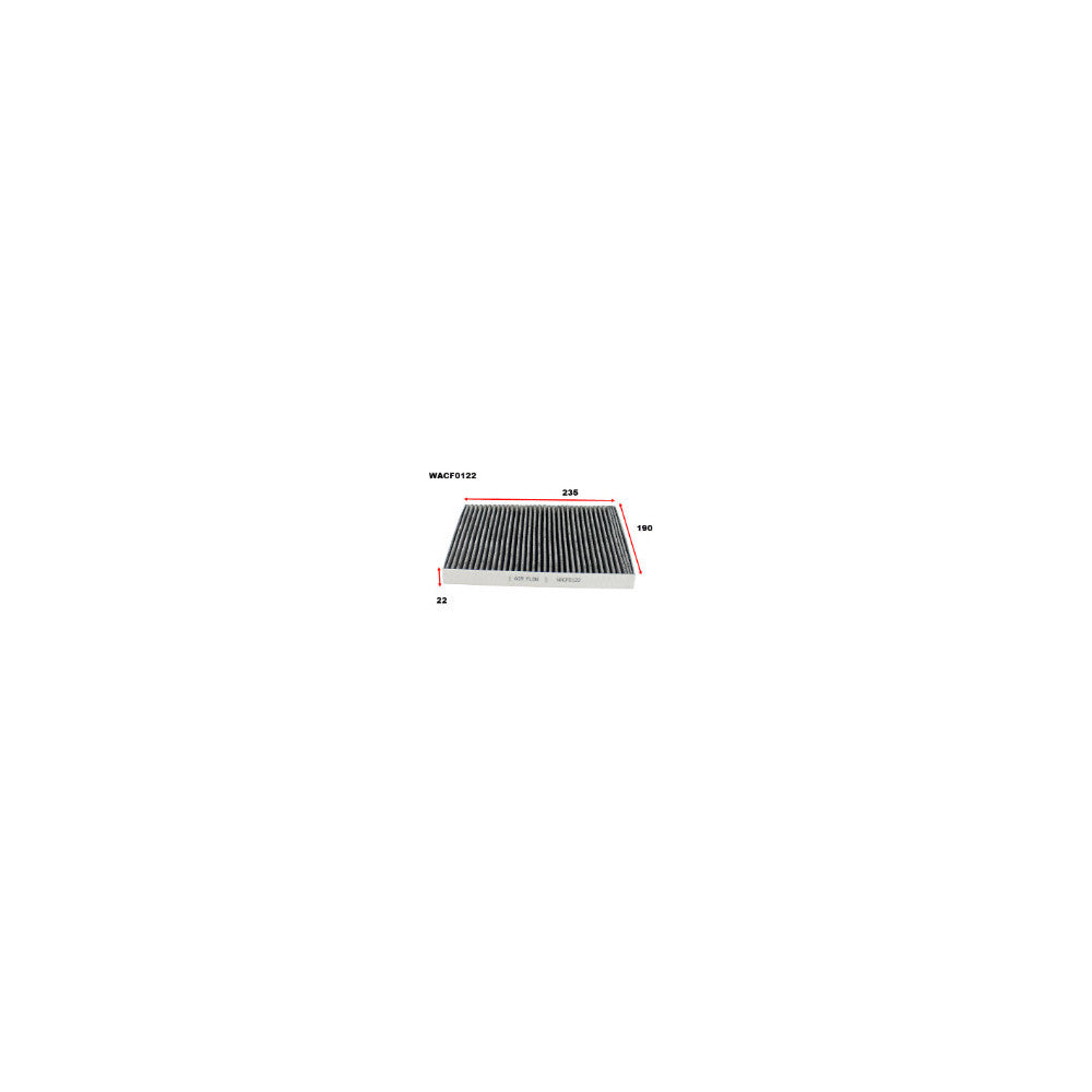 Wesfil CABIN FILTER RCA189C FORDWACF0122