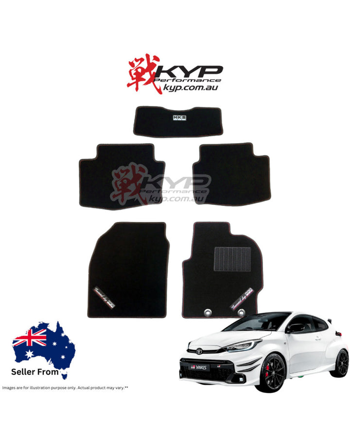 HKS FLOOR MATS FRONT/REAR For TOYOTA GR YARIS GXPA16