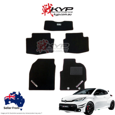 HKS FLOOR MATS FRONT/REAR For TOYOTA GR YARIS GXPA16