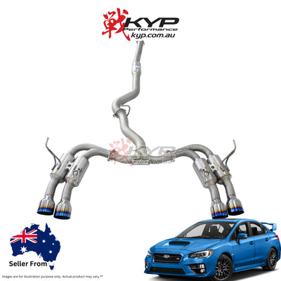 Invidia Titan G5 Titanium R400 Cat Back Exhaust Subaru WRX/STI 11-21