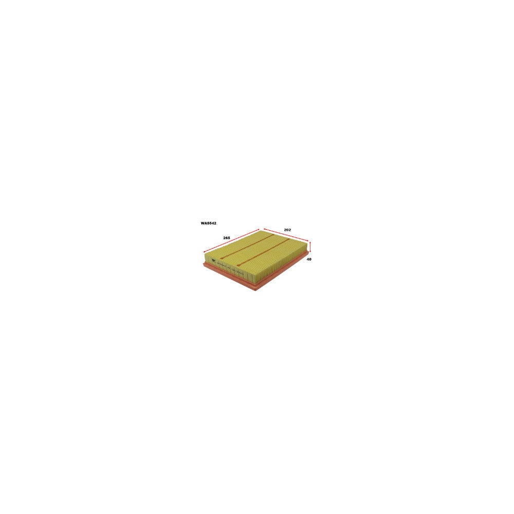 Wesfil AIR FILTER A2045 FORD - WA5542