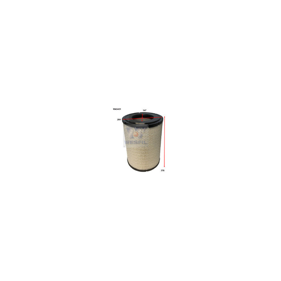 Wesfil AIR FILTER HDA6008 HINO - WA5451