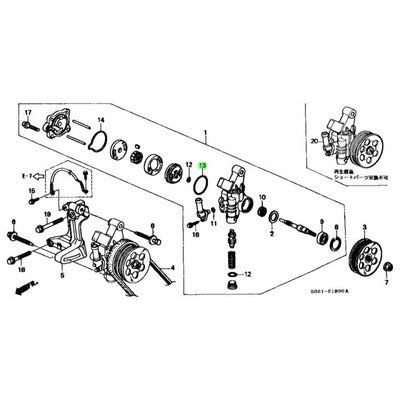 HONDA OEM O-RING 51.0 X 2.4