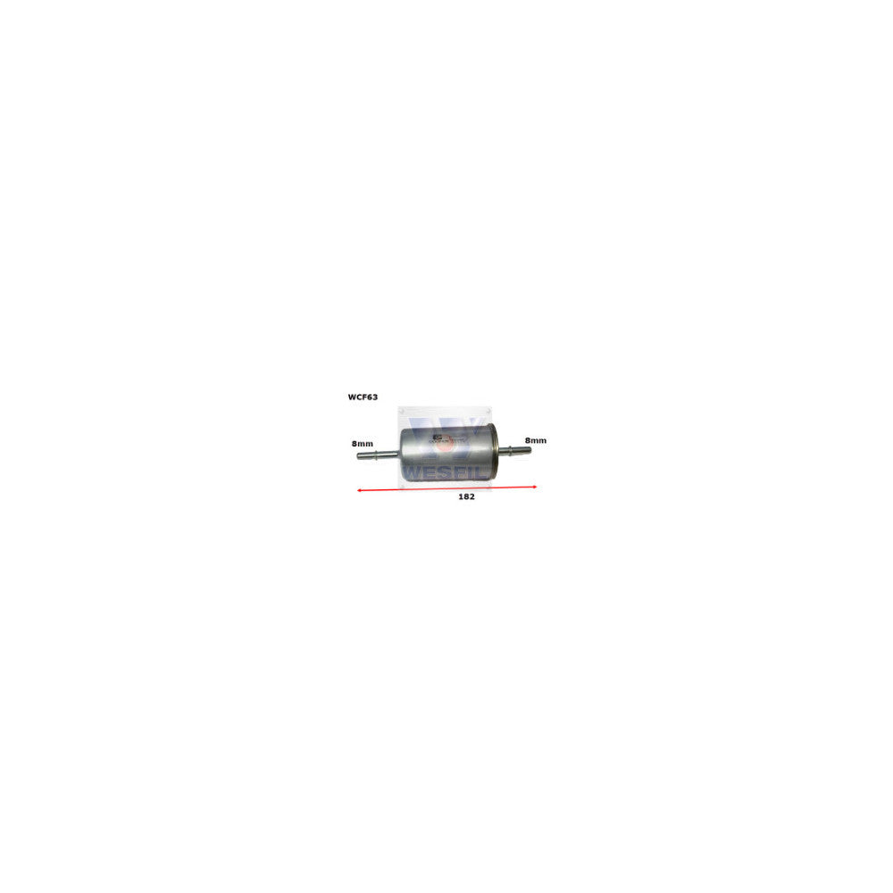 Wesfil EFI FUEL FILTER Z627 MAZDA - WCF63