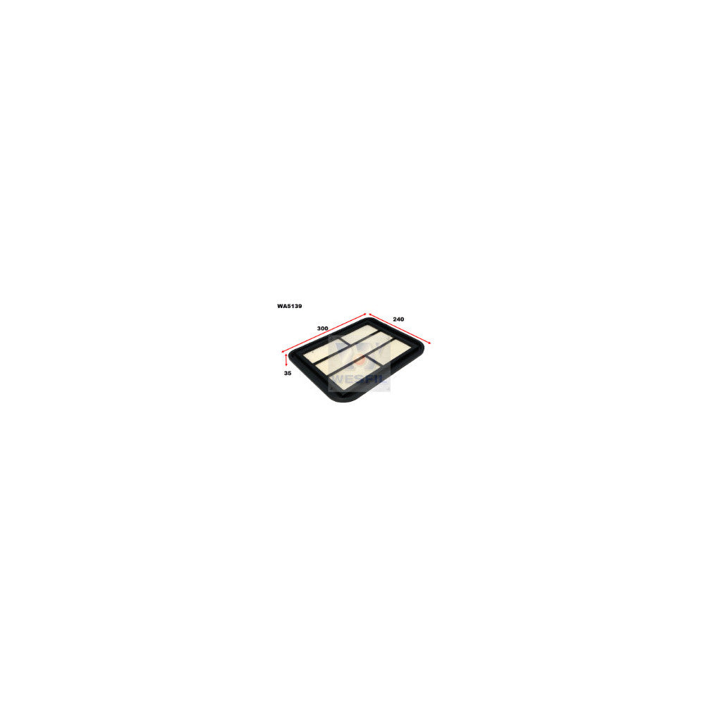 Wesfil AIR FILTER A1553 FORD - WA5139