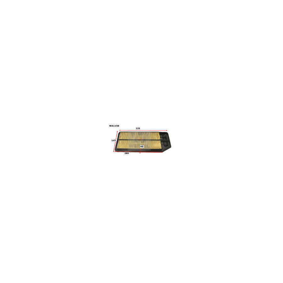 Wesfil AIR FILTER A1508 HONDA - WA1158