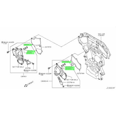 NISSAN OEM CAMSHAFT SEAL-OIL - 13042-3HD0A