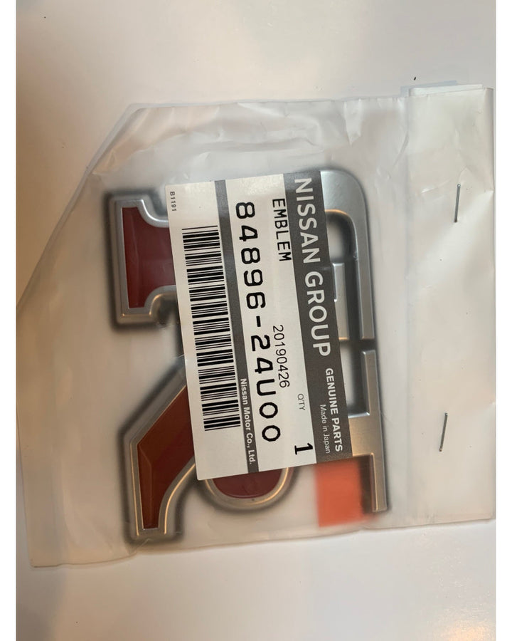 NISSAN OEM GTR TRUNK LID EMBLEM - SKYLINE R33