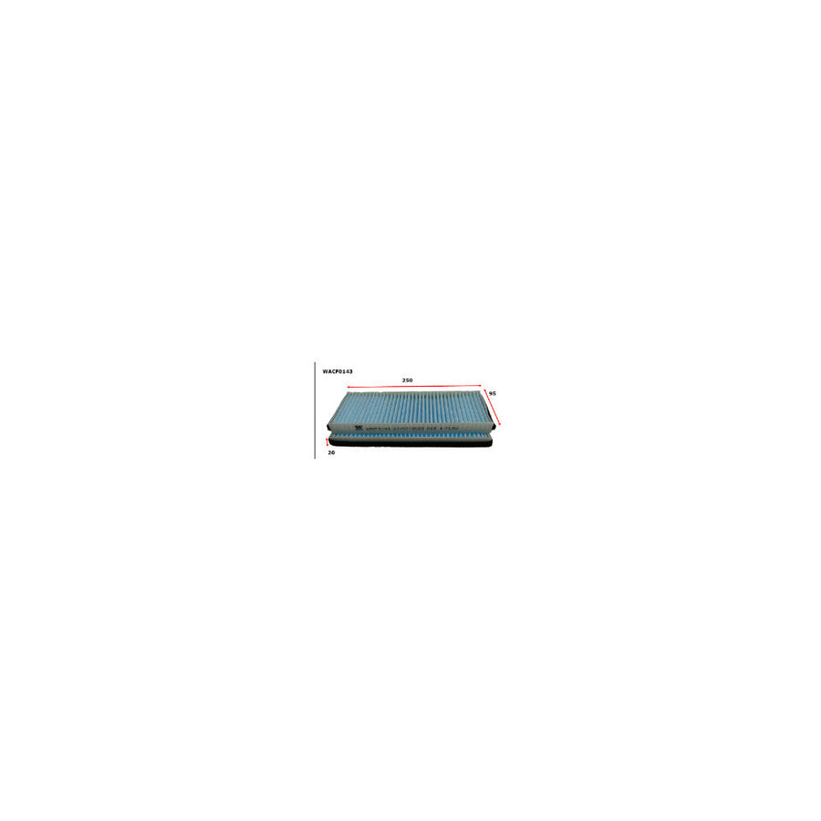 Wesfil WACF0143 - CABIN FILTER RCA230P NISSANWACF0143