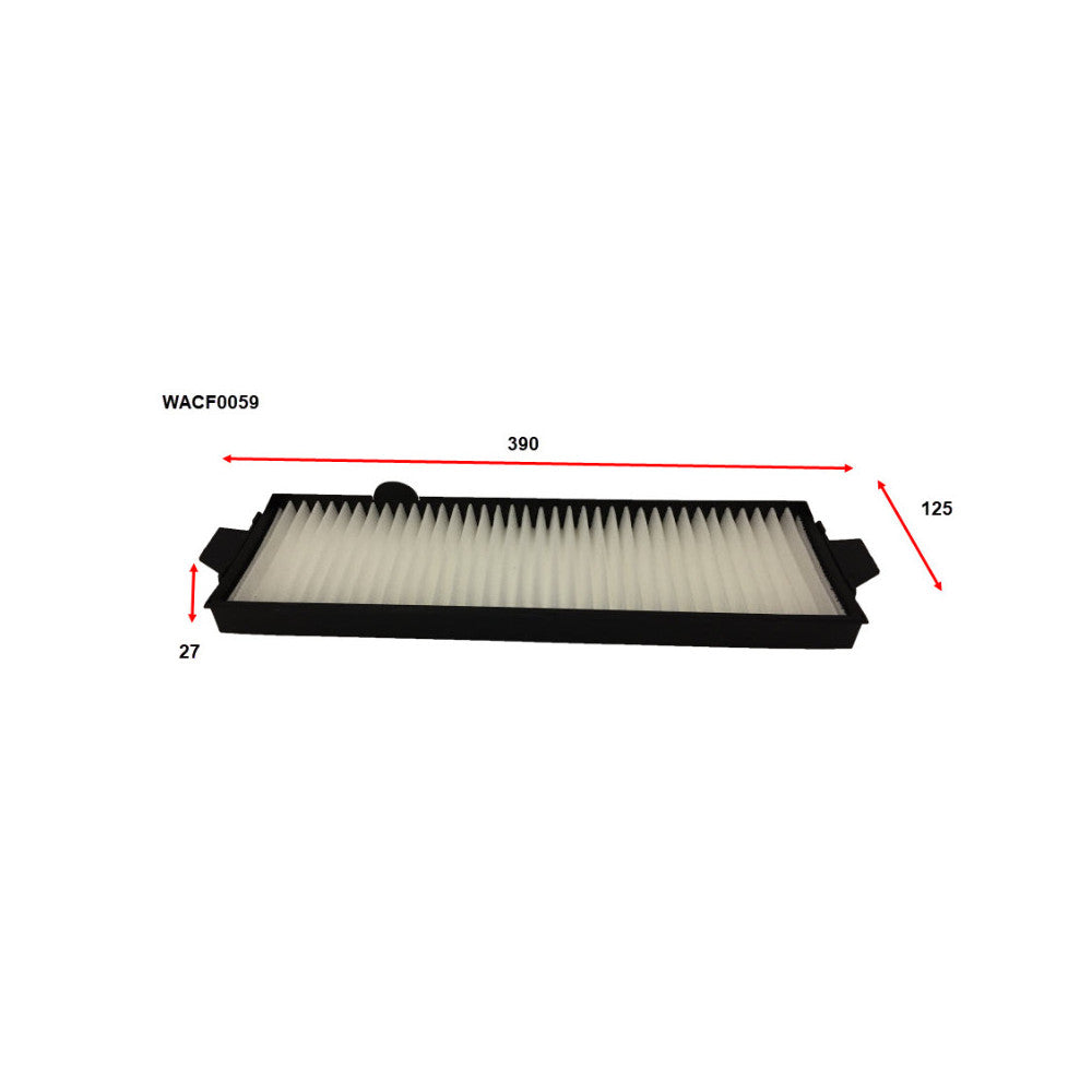 Wesfil CABIN FILTER RCA221P SAABWACF0059