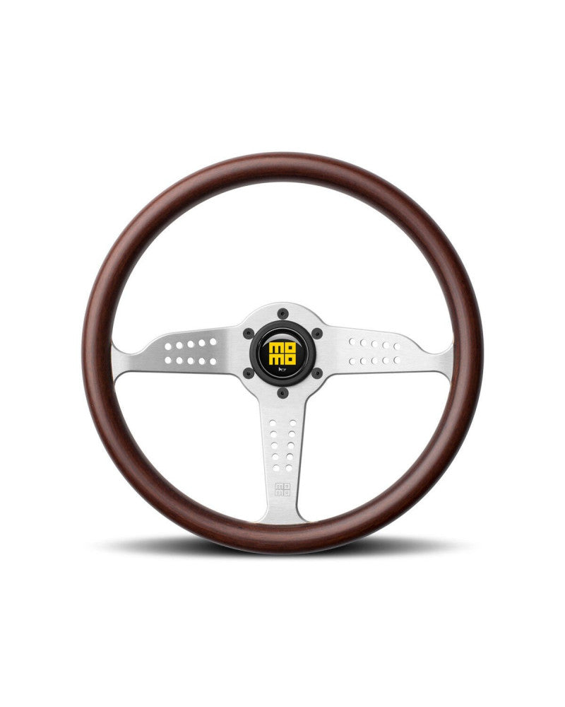 MOMO Heritage Grand Prix Silver 350mm Steering Wheel - VGRPRIXMZ350