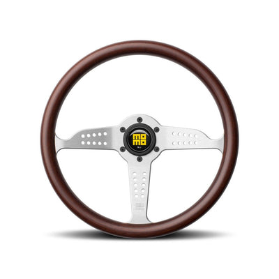 MOMO Heritage Grand Prix Silver 350mm Steering Wheel - VGRPRIXMZ350