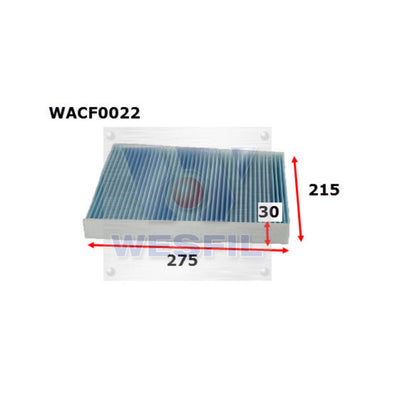 Wesfil CABIN FILTER RCA112P VWWACF0022