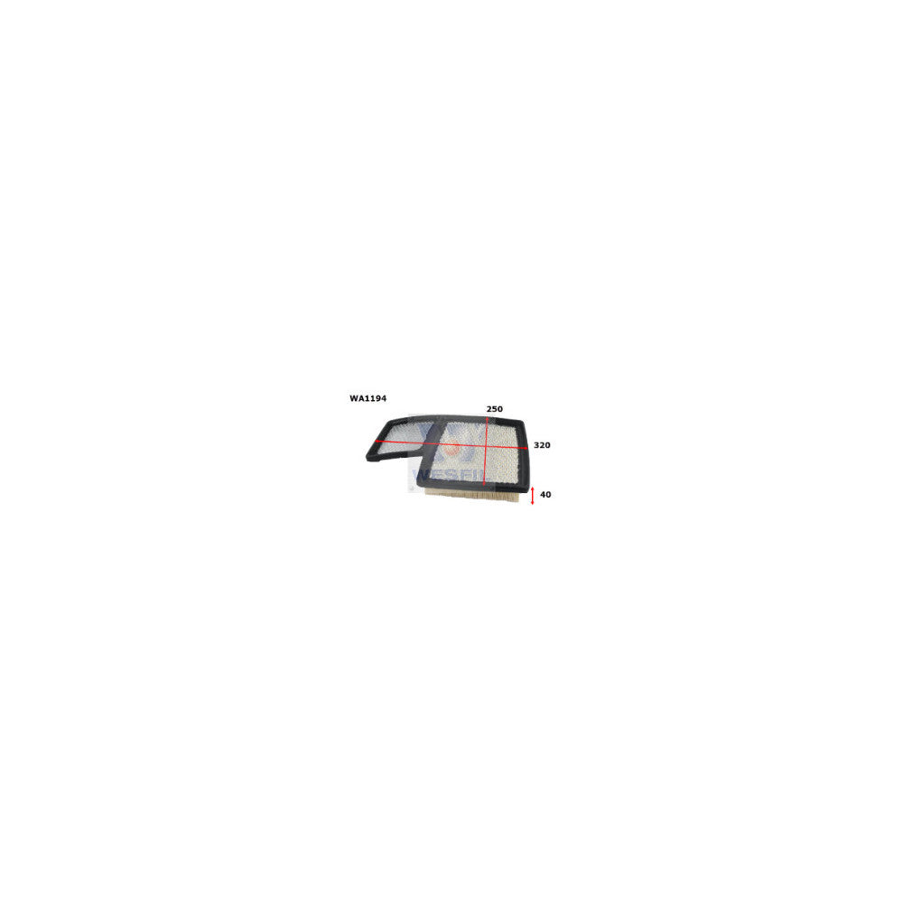 Wesfil AIR FILTER GOLF BUGGY - WA1194