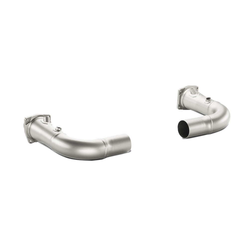 Akrapovic Link Pipe Set w/o Cat (Titanium) for Porsche 911 Turbo/Turbo S (991)