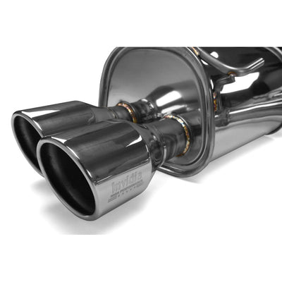 Invidia Q300 Turbo Back Exhaust - Rolled Polished Stainless Tips Subaru WRX 15-21 (6MT)