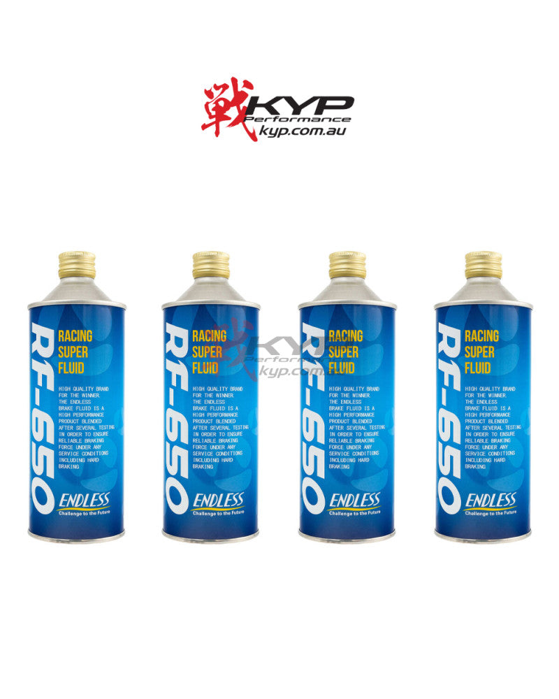 ENDLESS RACING SUPER BRAKE FLUID RF-650 - 500mL x 4 bottles